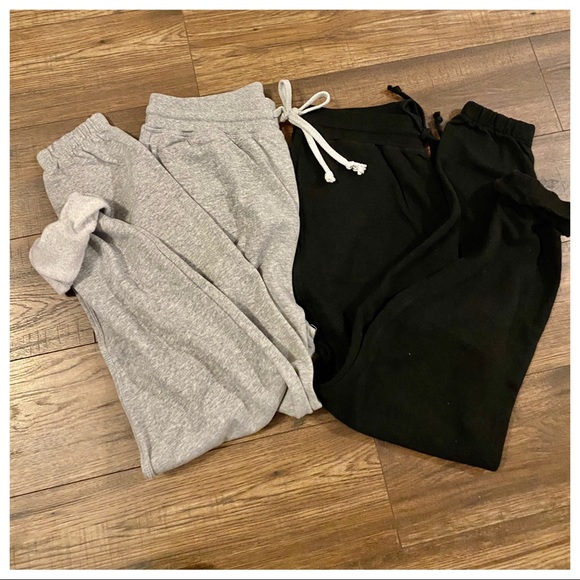 Heather Grey  side pocket cotton blend joggers - Picture 6 of 11